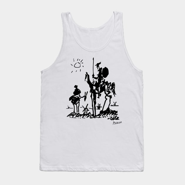 Don Quichotte by Pablo Picasso Tank Top by la chataigne qui vole ⭐⭐⭐⭐⭐